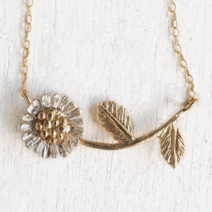 sasakihitomi(ササキヒトミ) コギクネックレス シルバー＆14金ゴールド