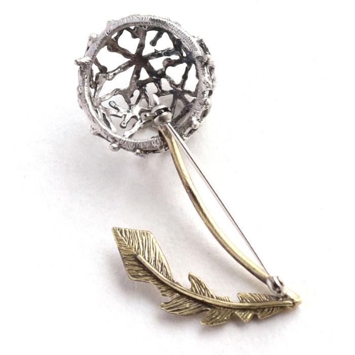 sasakihitomi（ササキヒトミ）たんぽぽ 綿毛のブローチ / ササキヒトミ