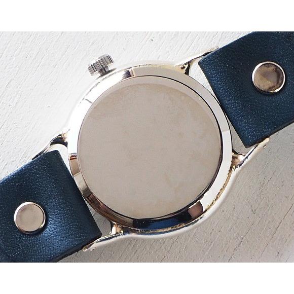 手作り腕時計 ハンドメイド 渡辺工房 On Time SUN&MOON シルバー