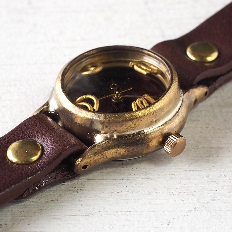 手作り　作家　腕時計　レディース a 楽天市場】渡辺工房 手作り腕時計 “Lady on Time-B” ブルー文字