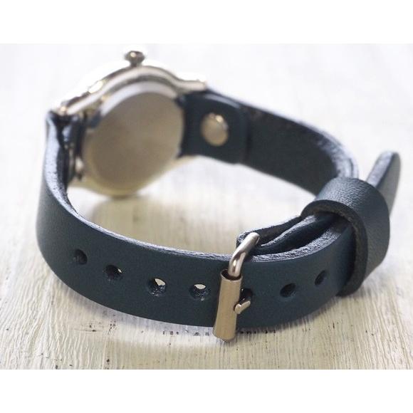 手作り腕時計 ハンドメイド 渡辺工房 レディースシルバー 真鍮数字