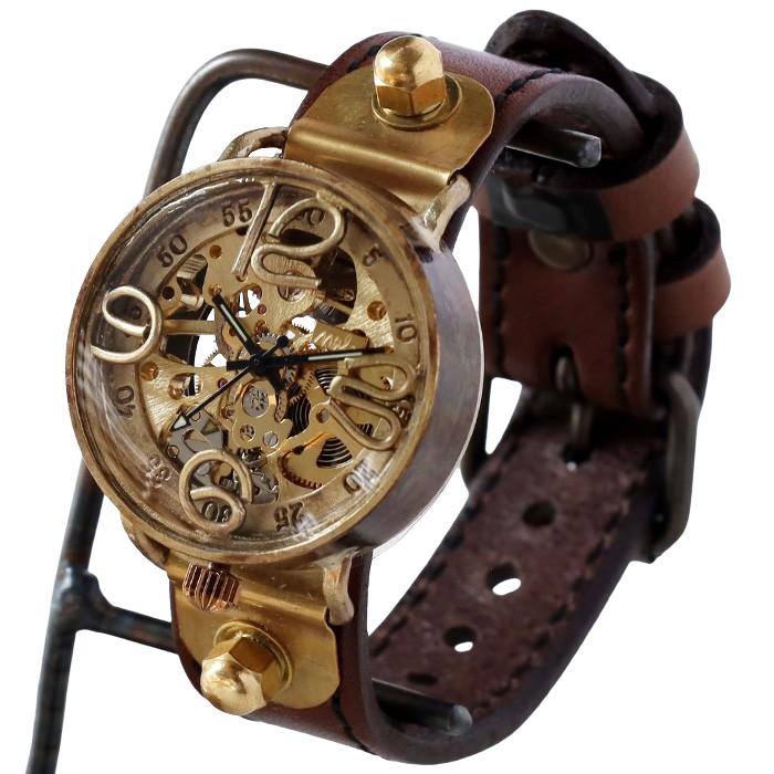 渡辺工房 手作り腕時計 “AMENBO-HW” 手巻き式 35mm 渡辺正明 時計作家