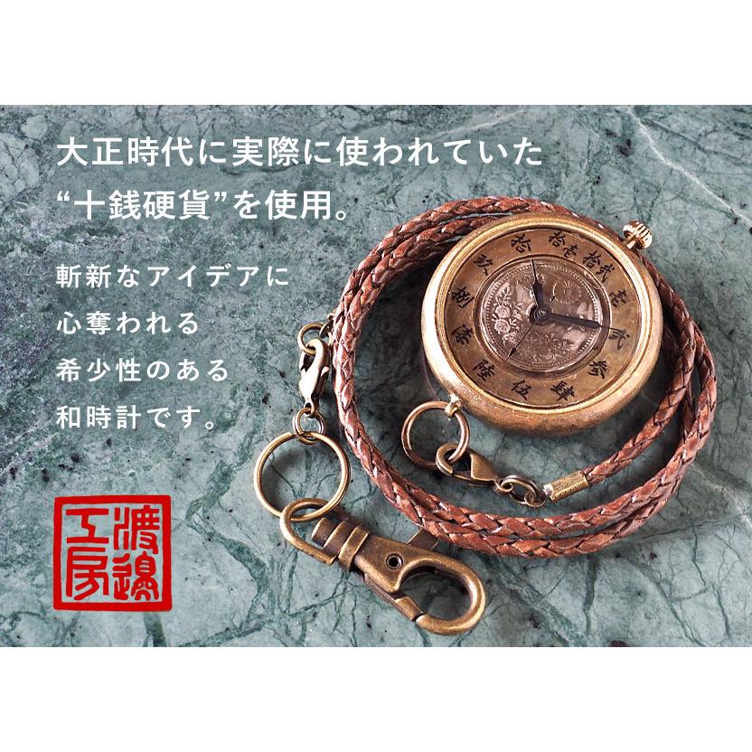 渡辺工房 手作り懐中時計 “倭の刻 懐六（わのこく かいろく）” 十銭