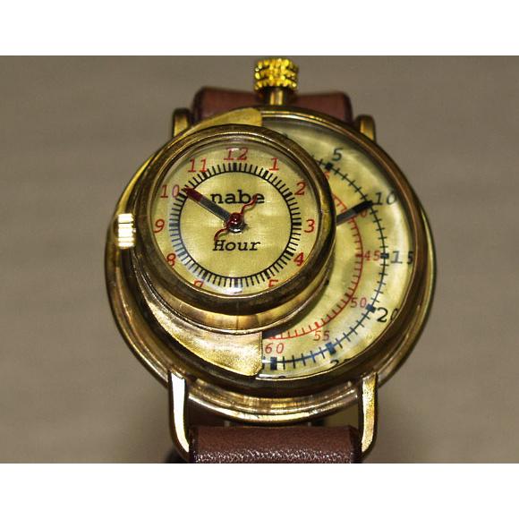 手作り腕時計 ハンドメイド 渡辺工房 SCOPE-L ジャンボブラス/メンズ
