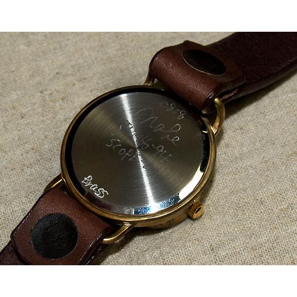 手作り腕時計 ハンドメイド 渡辺工房 SCOPE-L ジャンボブラス/メンズ