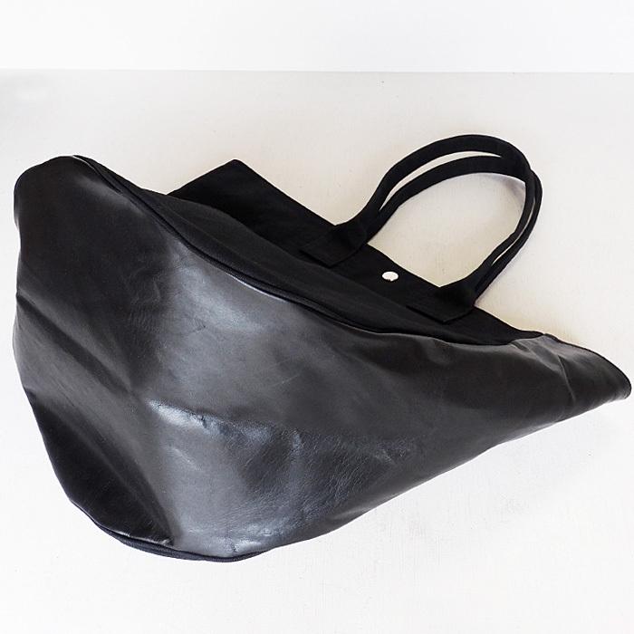 REAL STANDARD life 肩にかけられるトートバッグ Lサイズ ブラック “TK