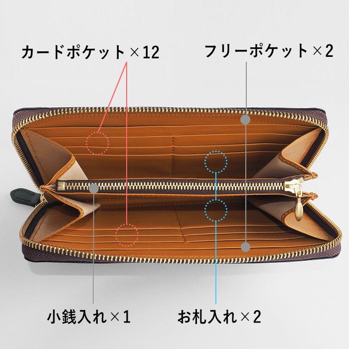 革工房 PARLEY 長財布 オレンジブラウン 革工房PARLEY(パーリィー) Parley Classic 長財布 小銭入れ付き