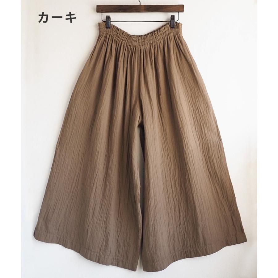 2色】ガーゼ服工房garage（ガラージ） ダブルガーゼ ワイド