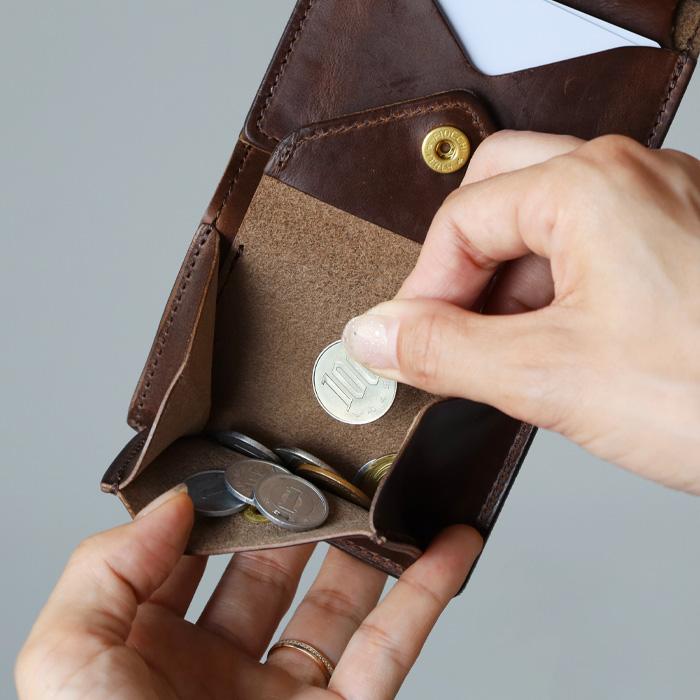 極希少 完売品 日本製 RE.ACT レザーウォレット 折り財布 RE.ACT コンパクトウォレット スリムウォレット 財布 ミニ財布