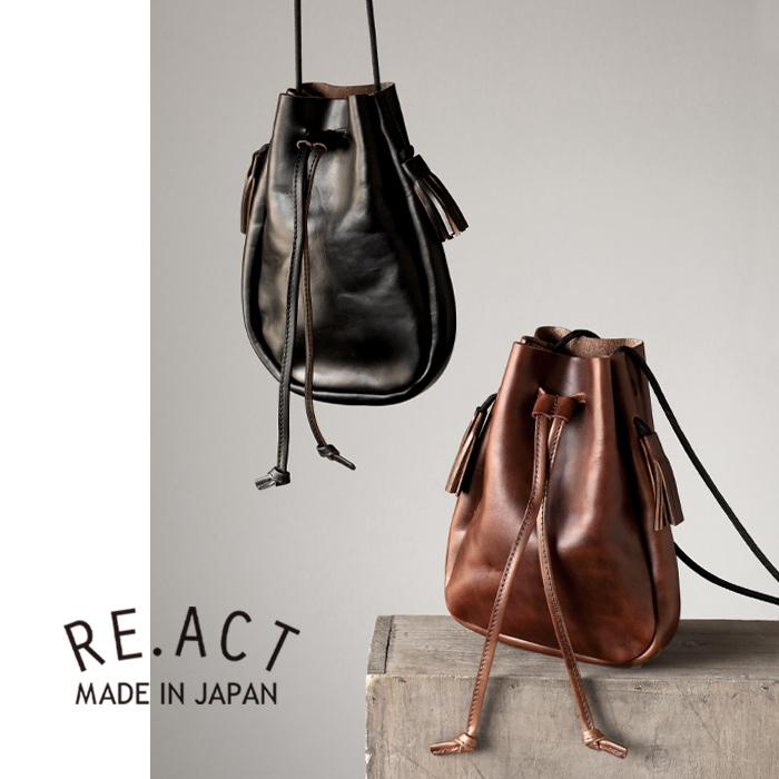 RE.ACT（リアクト） Re-ACT クロムエクセルレザー 2way ショルダー