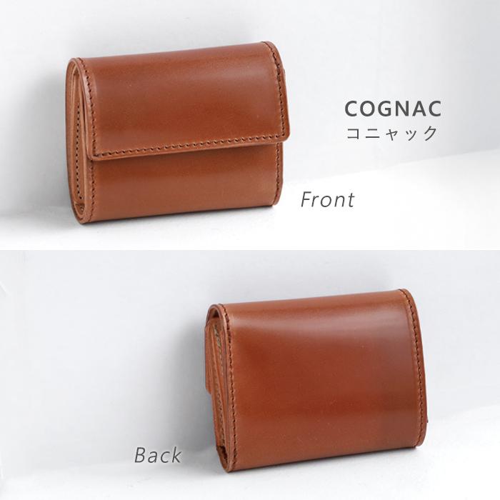 RE.ACT（リアクト） Re-ACT コードバンレザー 三つ折り財布 (小銭入れ