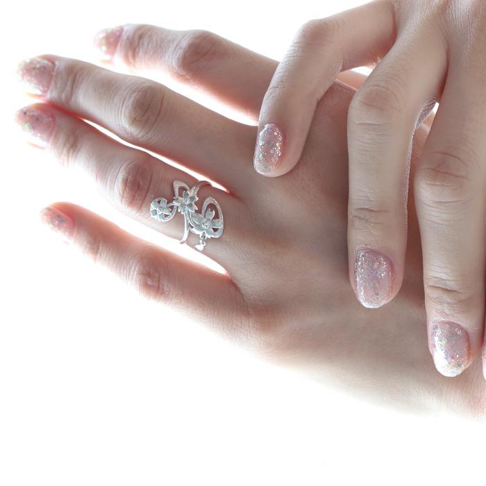 エス 舞桜リング シルバー925 レディース 女性 指輪 5号〜24号