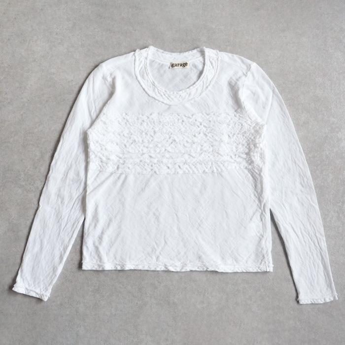 ガーゼ服工房 garage (ガラージ) ダブルガーゼ 長袖 ふわふわTシャツ