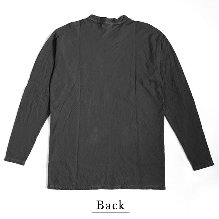 ガーゼ服工房 garage（ガラージ）ダブルガーゼ シンプルTシャツ 七分袖