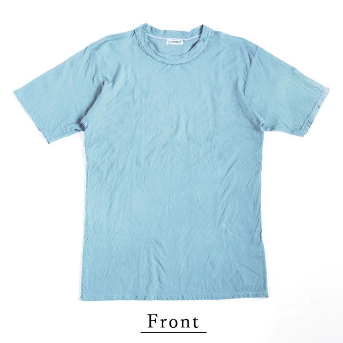 ガーゼ服工房garage（ガラージ） ダブルガーゼ シンプルTシャツ 半袖