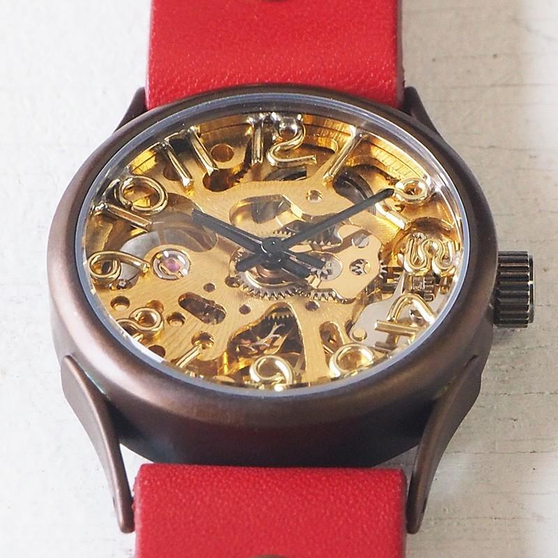 vie（ヴィー） 手作り腕時計 ハンドメイド 手巻き式 コンパクトメカ