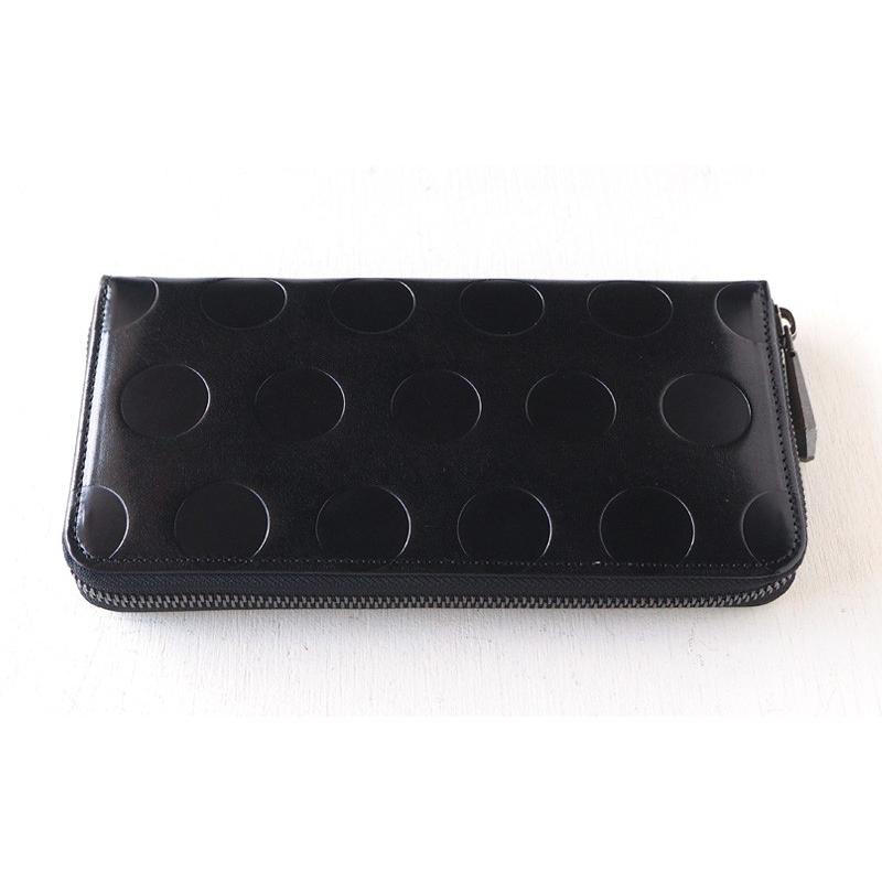 ZOO（ズー） イタリアンレザー 型押しドット柄 カラカルウォレット