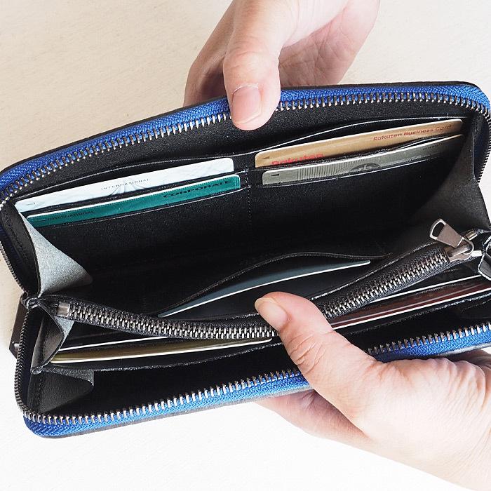 ZOO（ズー） カバ革 ラウンドファスナー 長財布 ピューマウォレット24