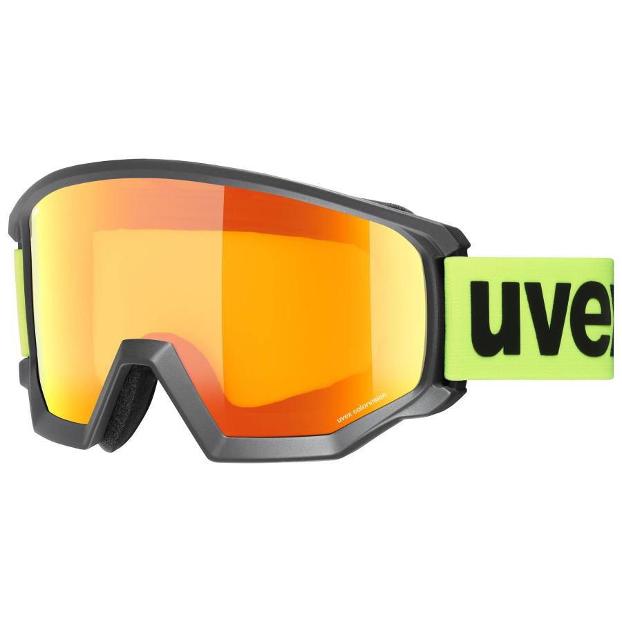 uvex(ウベックス) スキースノーボードゴーグル ユニセックス ハイコントラストミラー シングルレンズ メガネ使用可 athletic CV
