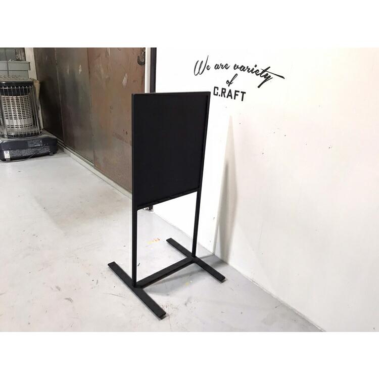 オーダーサイズ可能 人気商品 アイアン スタンドサイン 看板 シンプル