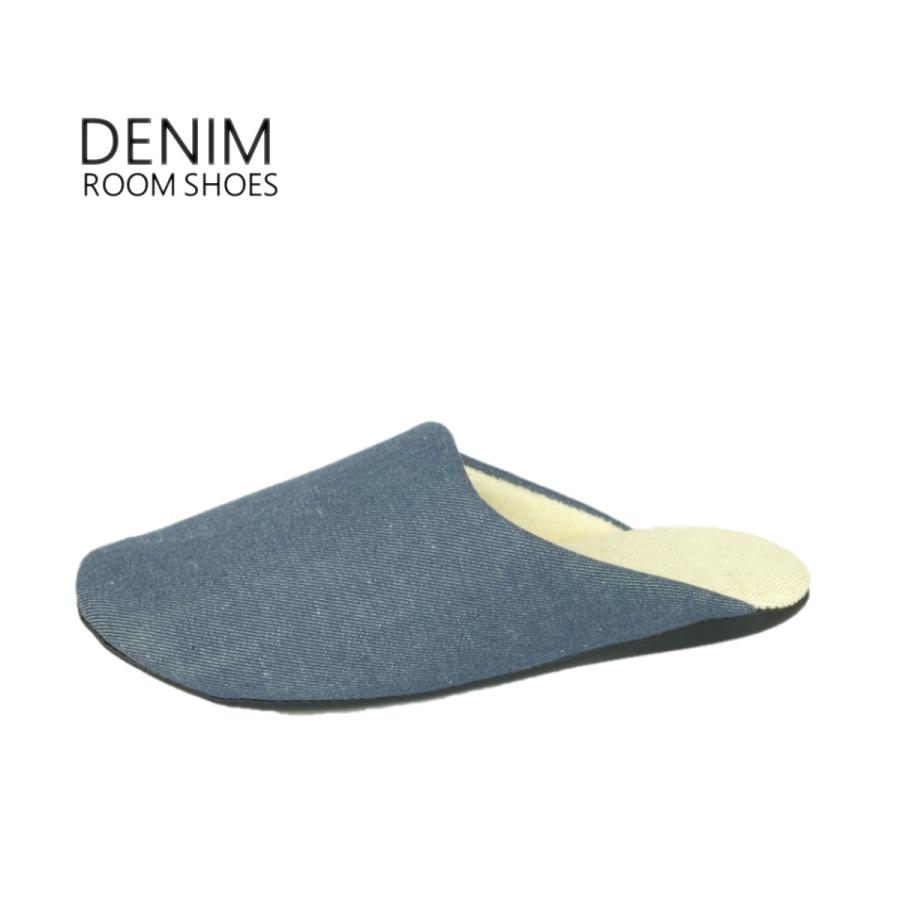 デニム ルームシューズ 送料無料 日本製 スリッパ おしゃれ 洗える M Lサイズ 消音 室内 レディース メンズ Cf143 ハウスフットウェアショップ 通販 Yahoo ショッピング