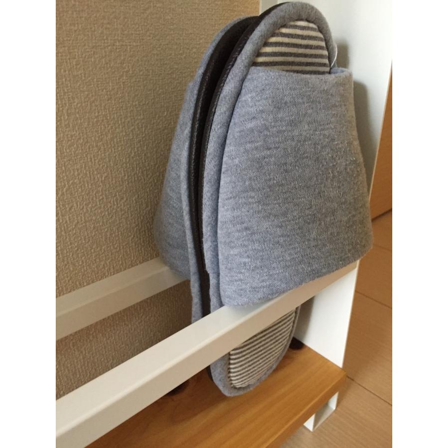 スリッパラック スリム アイアン おしゃれ 木製 ３足 ホワイト |  | 03