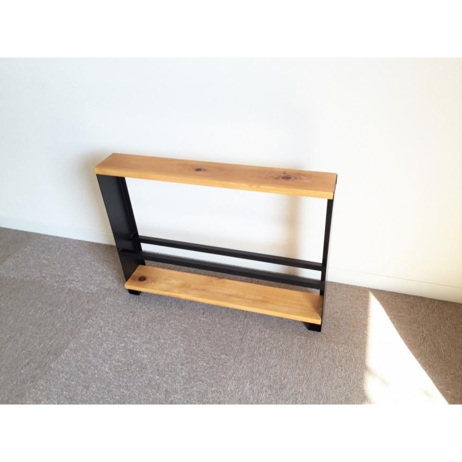 スリッパラック スリム アイアン おしゃれ 木製 ５足 ブラック |  | 02