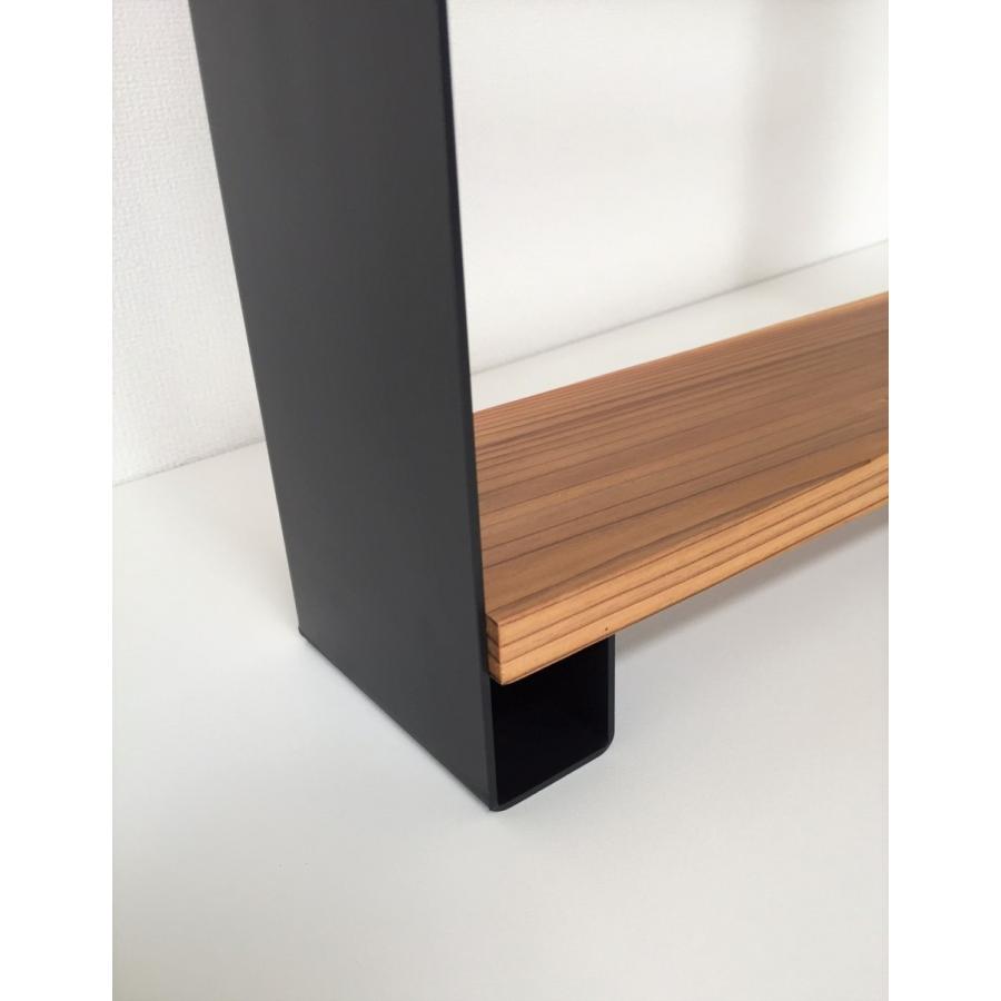 トイレ収納 スリム 棚 おしゃれ トイレラック 小型シェルフ ブラック