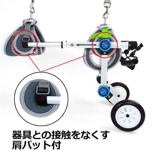 XXS サイズ 犬 介護 用品 歩行 補助 車椅子 歩行器 補助輪 ドッグウォーカー ハーネス リード セット 春 夏 秋 冬 送料無料_13
