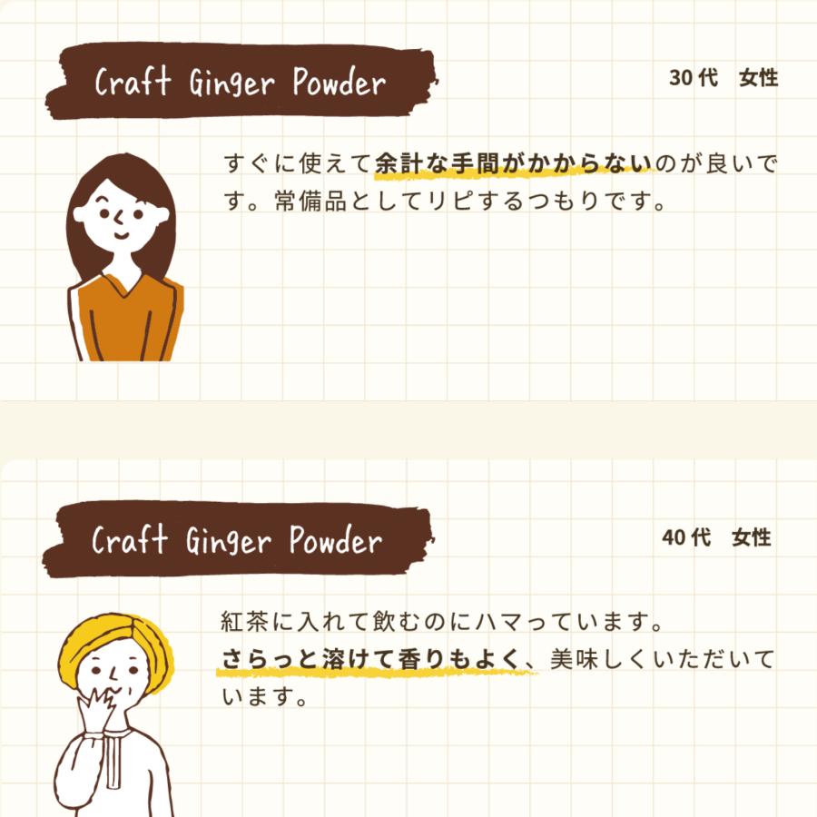 ＼無添加 濃さ450倍／ Craft Ginger Powder 25g ジンジャーパウダー 生姜パウダー 無添加 高知県産 国産 生姜 粉末 |  | 08