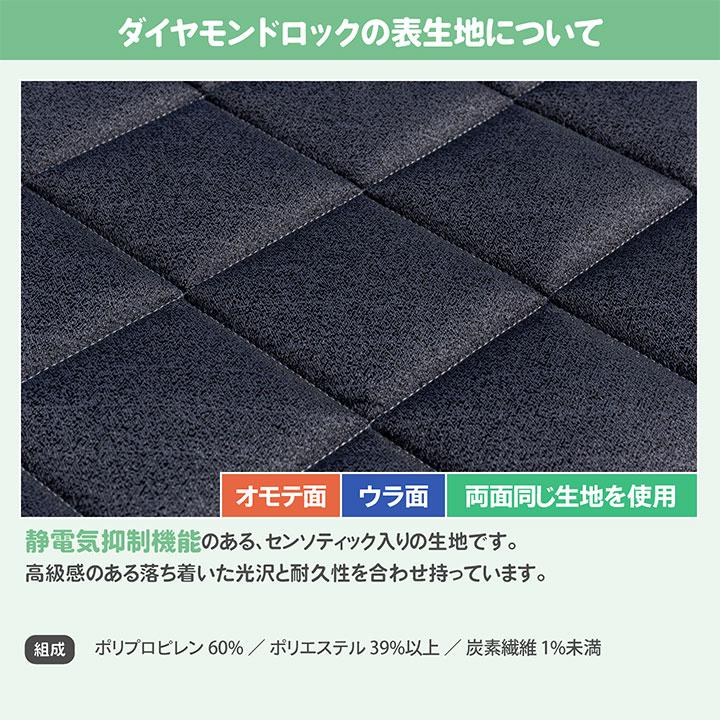 日本製 ポケットコイル マットレス 硬め セミシングル ダイヤモンド
