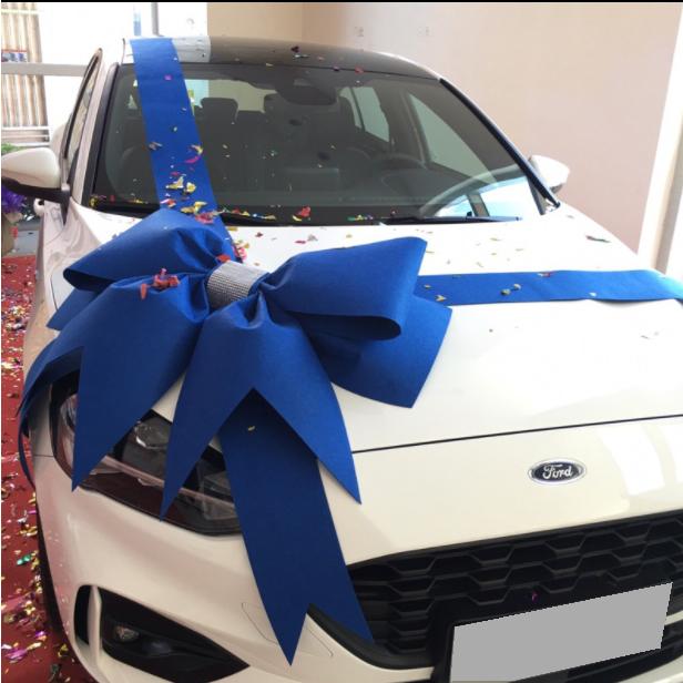 ミツクラ ビッグリボン 大型リボン 立体型リボン 赤 納車 中古車 新車