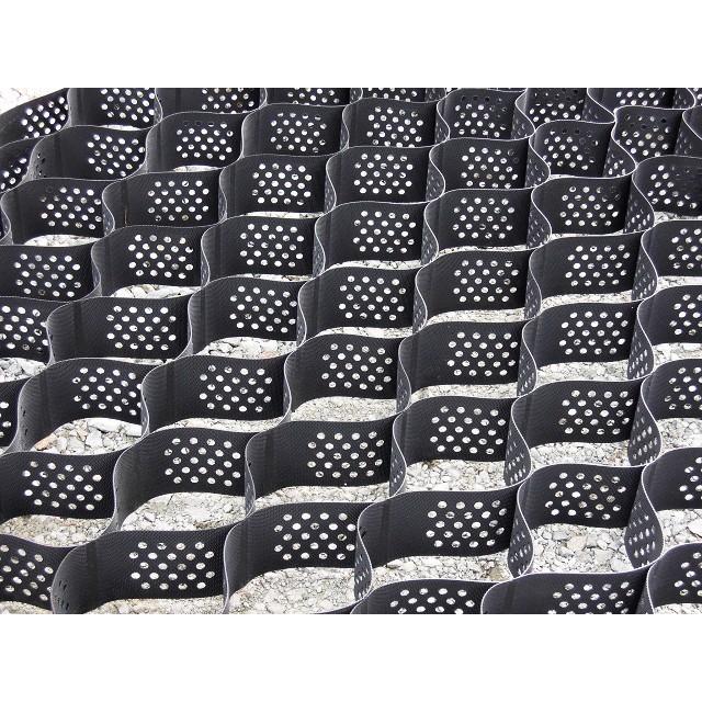 ミツクラジオセル工法マット　2m*5m*10cm 建設現場などの地面補強や駐車場補修、林道補修、山道補修、泥濘補修、土留め、砂利　砂利凹み留め　ハニカム 