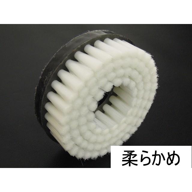 業務用　「研磨のミツクラ　ミツクラブラシ」　直径13cm　5インチ 自動車用電動ポリッシャーでブラシ磨き　選べる硬さ3種類　業務用仕様ブラシ |  | 01
