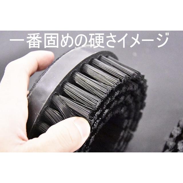 業務用　「研磨のミツクラ　ミツクラブラシ」　直径13cm　5インチ 自動車用電動ポリッシャーでブラシ磨き　選べる硬さ3種類　業務用仕様ブラシ |  | 06