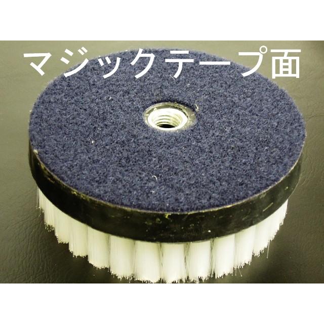 業務用　「研磨のミツクラ　ミツクラブラシ」　直径13cm　5インチ 自動車用電動ポリッシャーでブラシ磨き　選べる硬さ3種類　業務用仕様ブラシ |  | 09