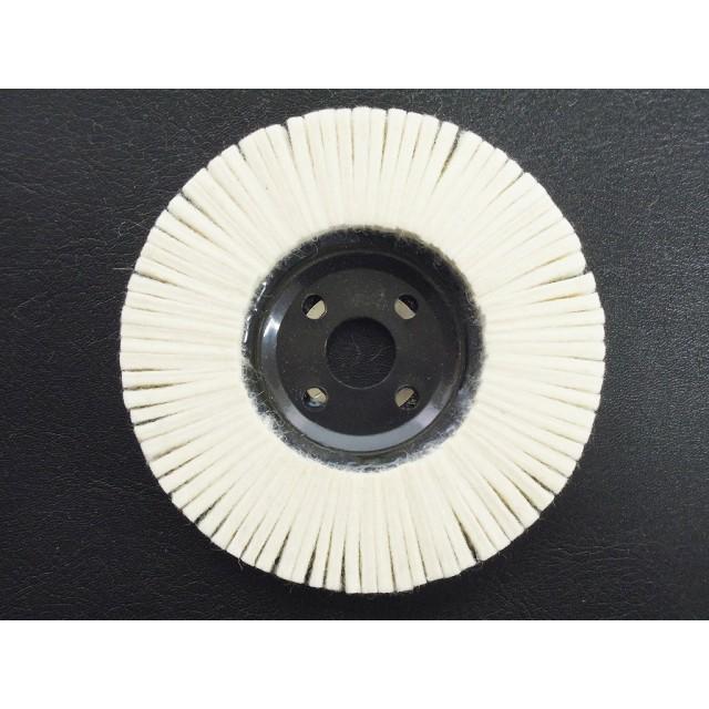 研磨のミツクラ ディスクグラインダー用 フラップホイールディスク フェルトバフ 鏡面仕上げ用 青棒 白棒などでお使い下さい Mfd100mm Craftmarket 通販 Yahoo ショッピング