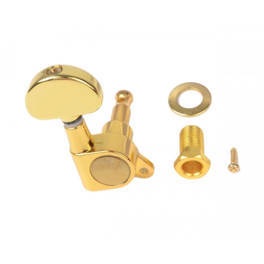 ノーブランド GOTOH SG381タイプペグ 3L 3R ゴールド つまみGrover102