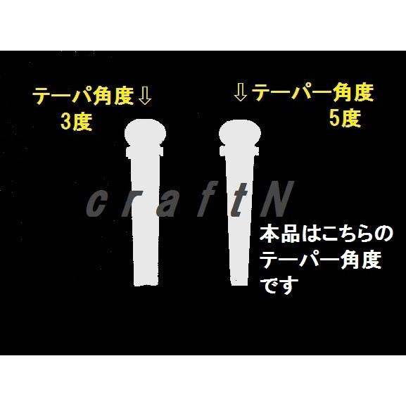 YAMAHA AC3M ナットサドル牛骨、ブリッジピンエボニー 美品 エボニーブリッジピン アバロン貝ドット 5.3mm径 5度 : 趣味の店