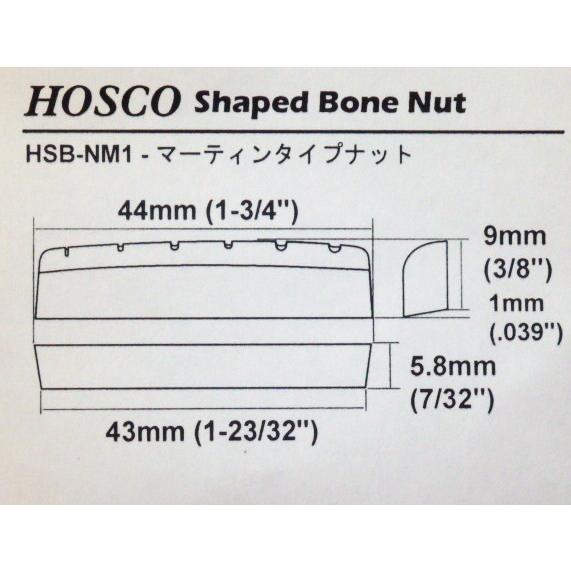 Martin マーティン 43ミリ幅用 牛骨素材溝切りシェイプドナット 整形ナット 21305 趣味の店 クラフトn 通販 Yahoo ショッピング