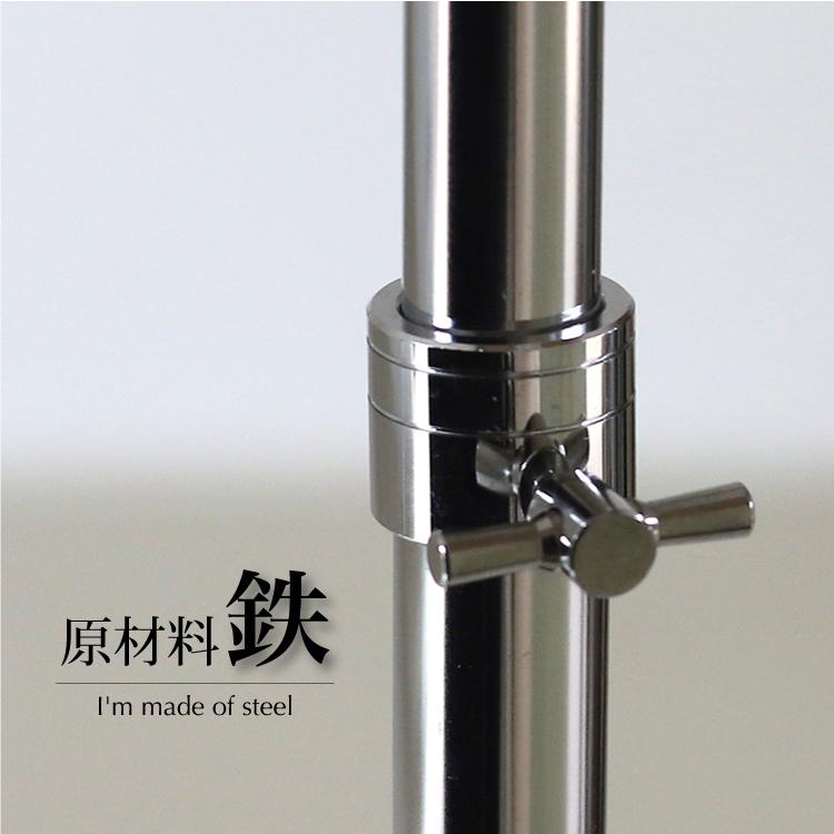 川口工器 - 手ごわい ハンガー仕合わせ 幅116糎 カスタム 耐荷重100kg 高さ200糎 思わしい 配管ハンガー 御召しもの掛け 2段 ハンガー 御勤め用 メタリック 厚地の外套ハンガー 御召しもの