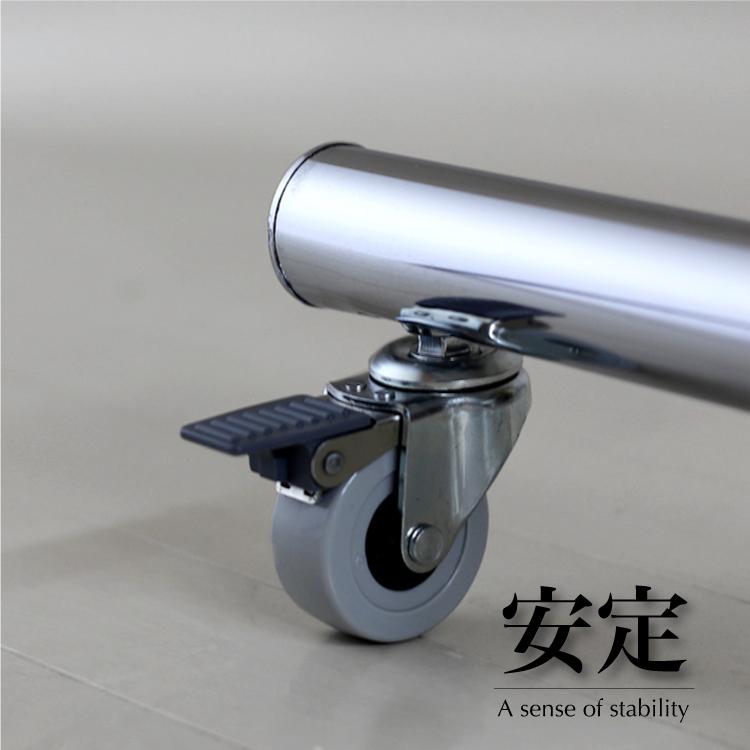 川口工器 爆買 頑丈 ハンガーラック 幅156cm カスタム 耐荷重100kg 高