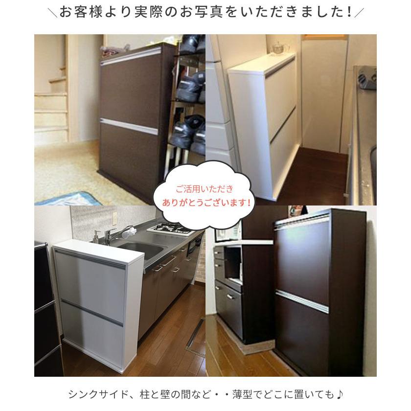 ゴミ箱 おしゃれ キッチン 分別 スリム 木製 薄型 4分別 ダストボックス 家具調 キッチン ゴミ箱 日本製 完成品 川口工器 5 6 川口工器オンライン Yahoo 店 通販 Yahoo ショッピング