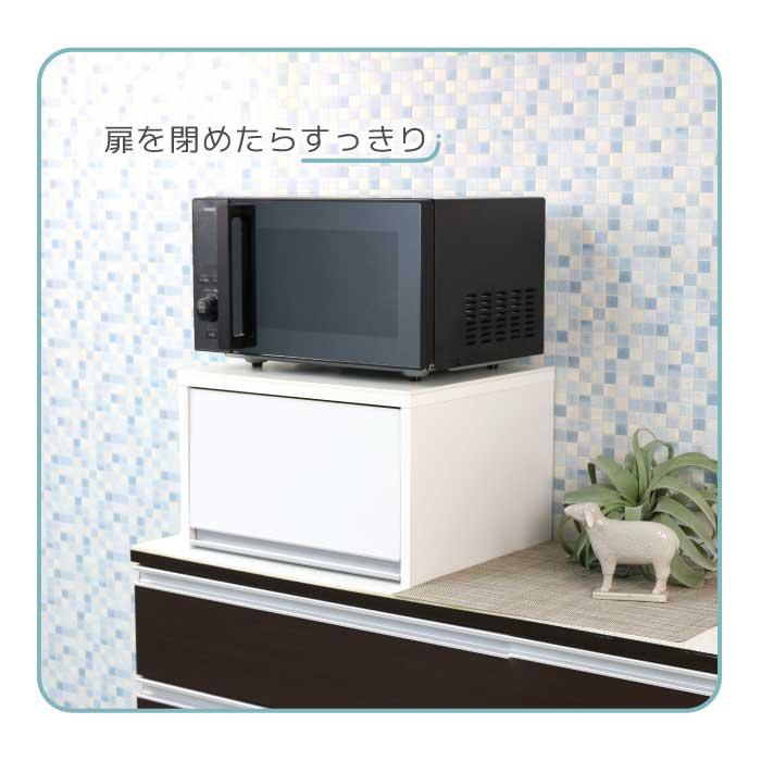 川口工器 爆買 耐熱 木製 レンジラック レンジ 収納 幅45cm キッチン