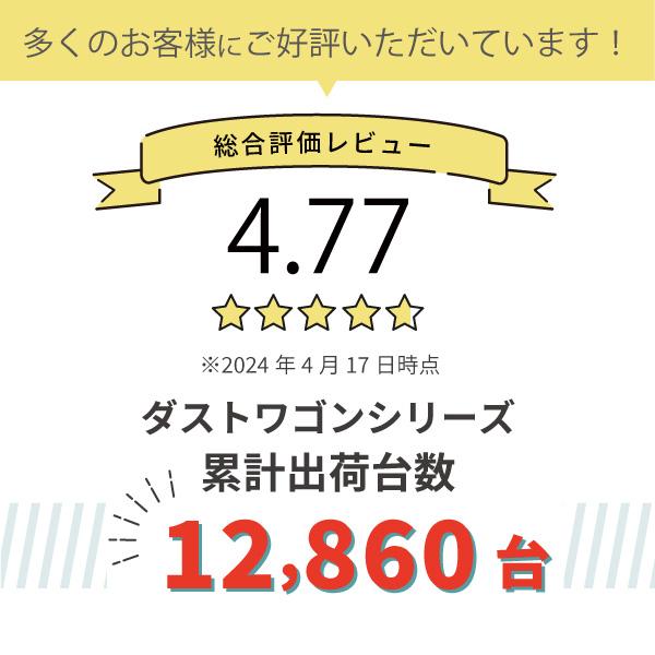 分別 ダストワゴン ゴミ箱 キャスター付き ダストボックス ごみ箱 スリム ワゴン 日本製 完成品 キッチン 最大6分別 30リットル 新生活 川口工器｜craftpark-k5｜04