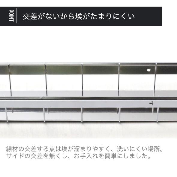 川口工器 ランドリー収納 隙間収納 サイドラック 洗濯機横 3段 幅21cm