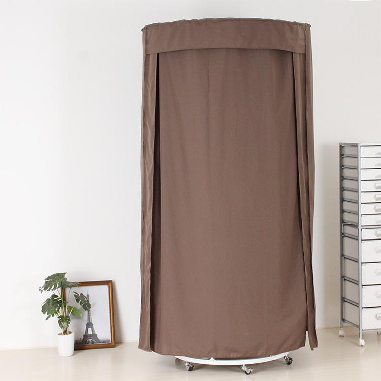 回転ハンガーラック（カバー付き） 川口工器 耐荷重100kg 頑丈 回転 ハンガーラック カバー付き 洗える