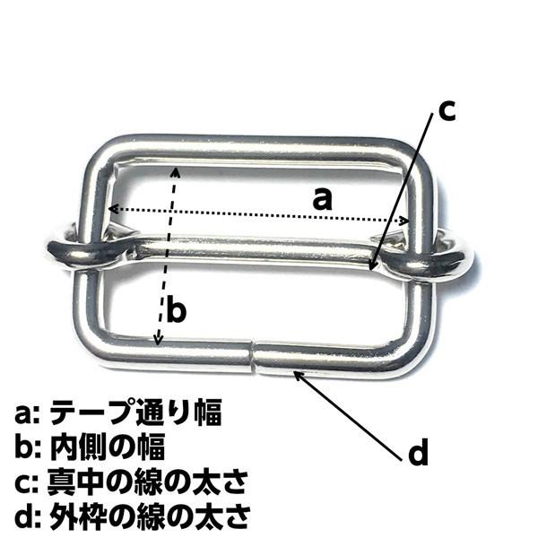 ナスカン リュックカン 30mm  ショルダーベルト金具 セット｜craftparts-wayuu｜04