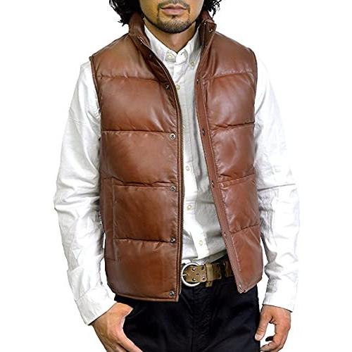 超爆安 革ジャン レザーダウンベスト 本革 レザーベスト メンズ ダウンベスト Haruf ハルフ ブランド レ おしゃれ シンプル ベスト スーツ フォーマル Swisspac Com Cm