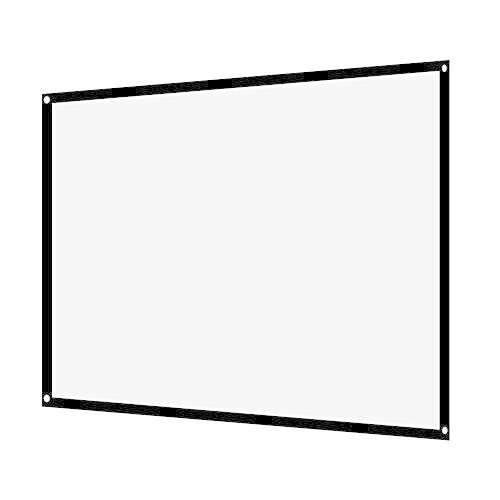 国産 プロジェクター スクリーン 4 3 84インチ ポータブル 折り目がない 大きなサイズ 持ち運びやすい 壁掛け フック 超歓迎 Www Sei Ba Gov Br